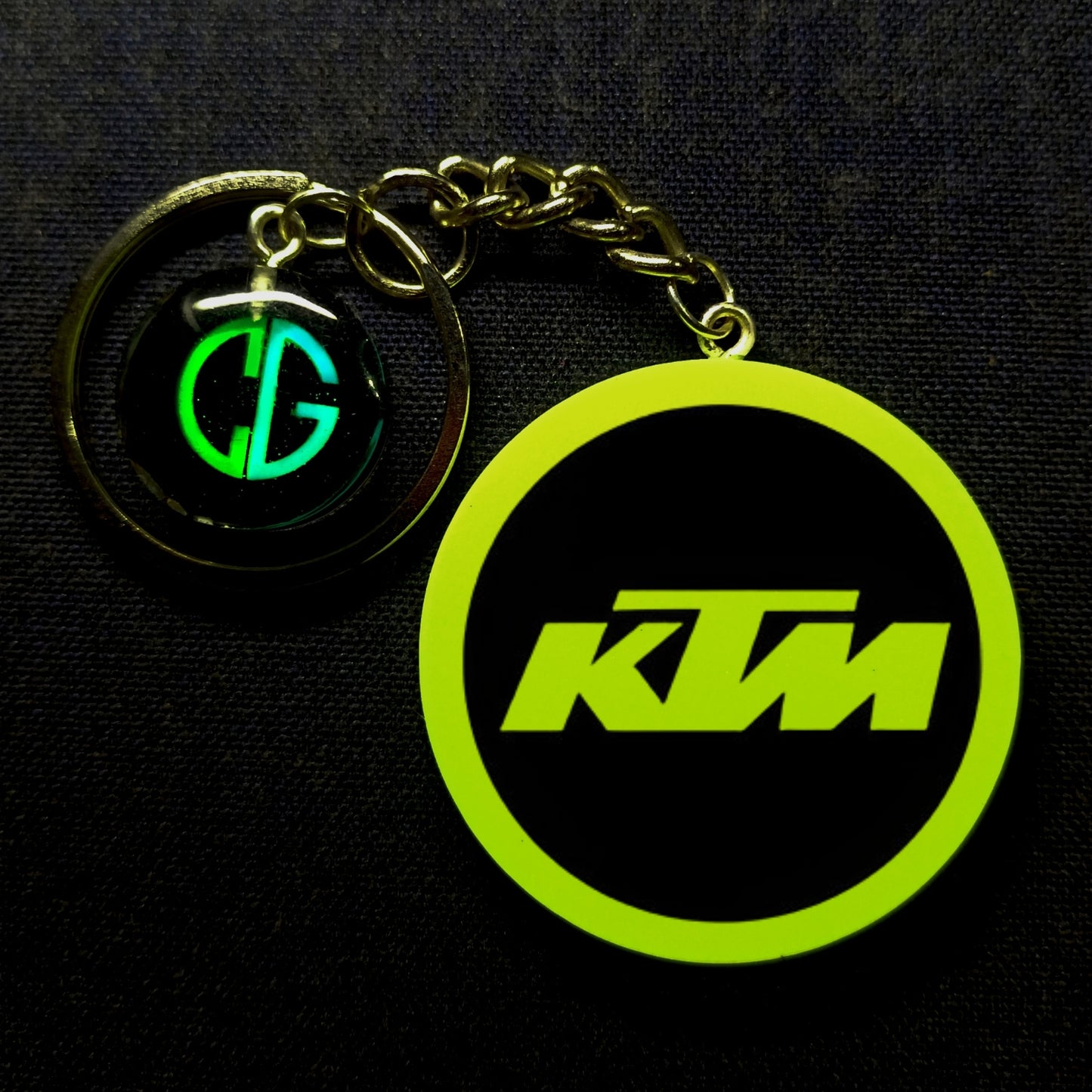 Glowing KTM Logo I Glow In Dark I Bike.1