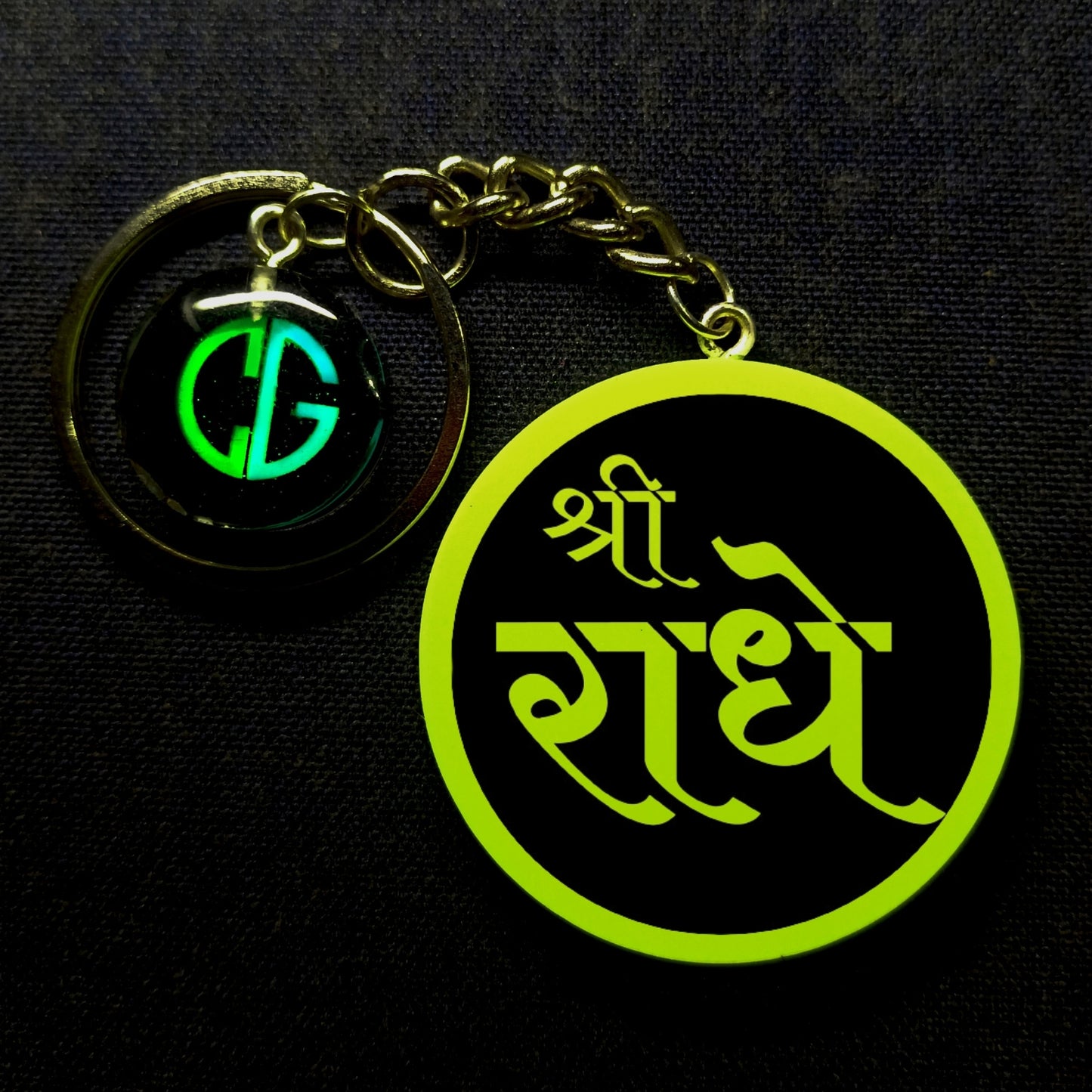 Shree Radhe I Glow In Dark I GOD.1