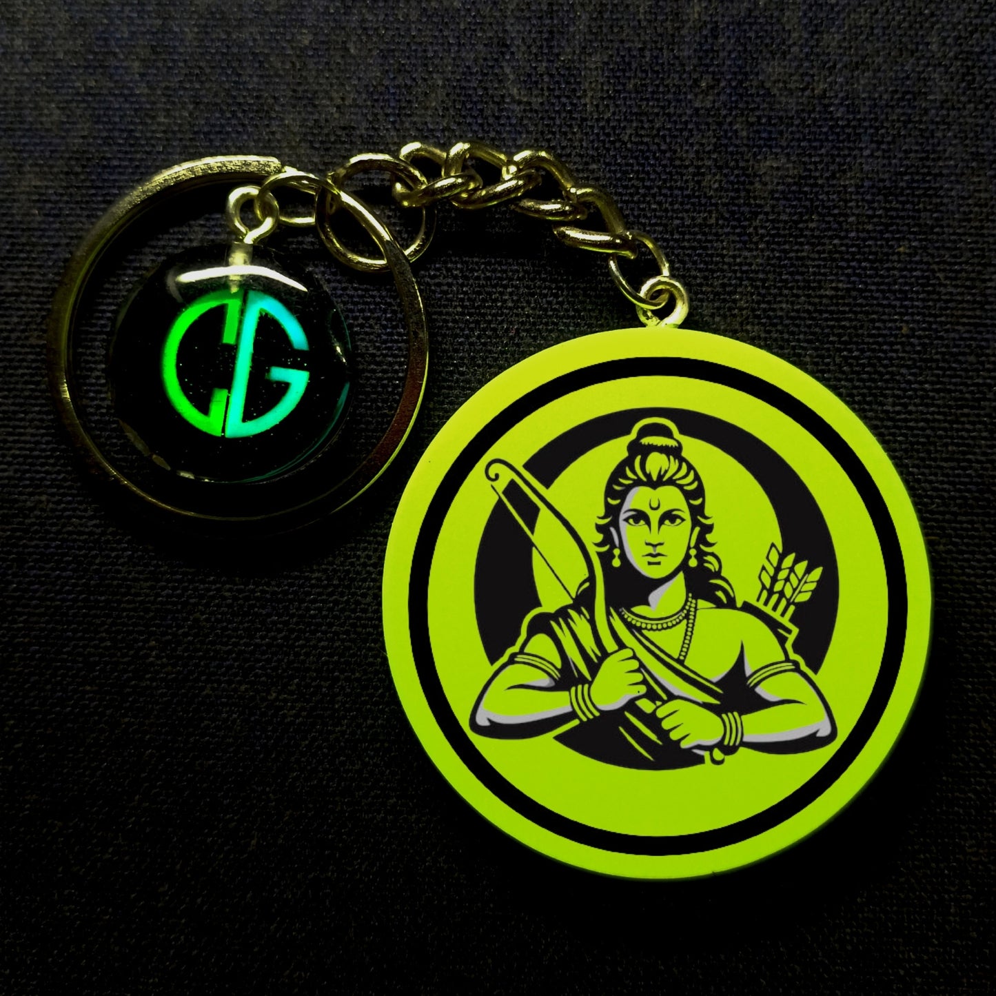 Lord Ram Face I Glow In Dark I GOD.1