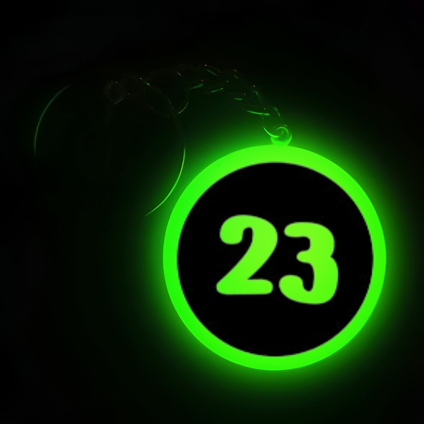 "23" Logo I Glow In Dark I Numbers.1