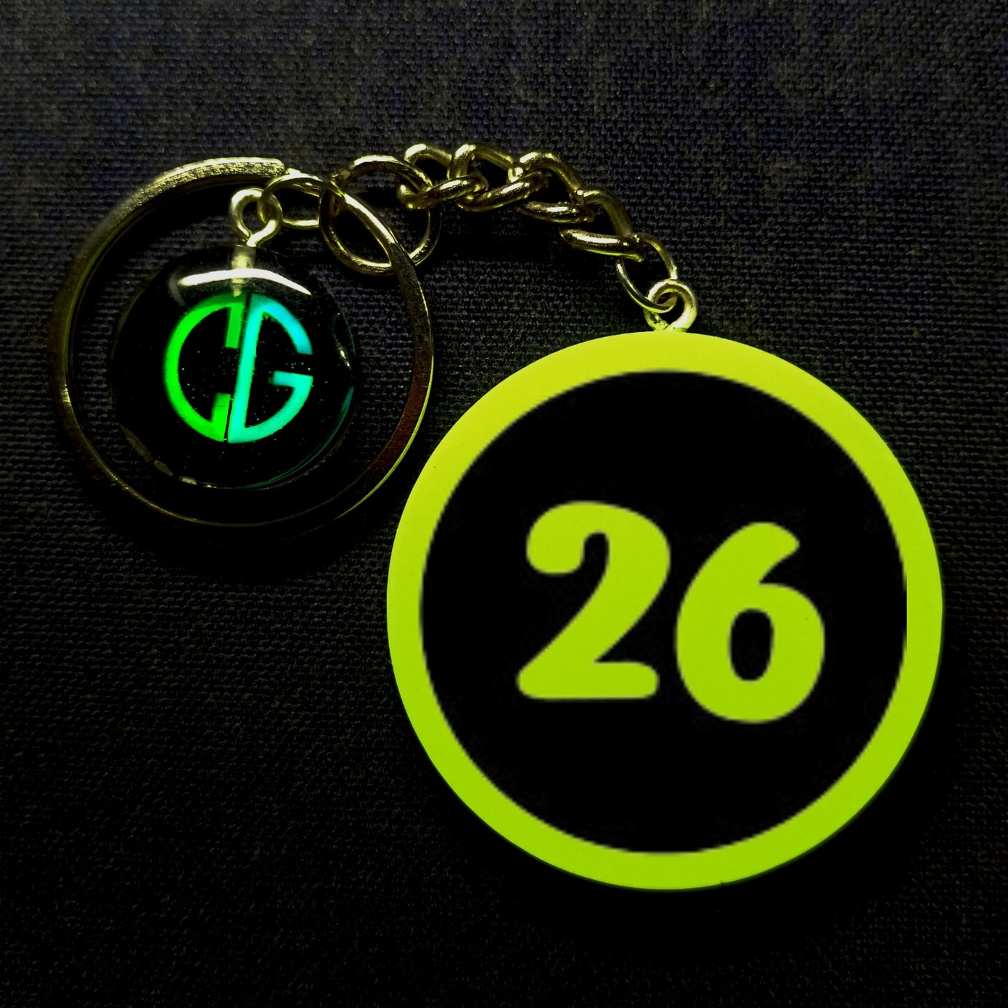 "26" Logo I Glow In Dark I Numbers.1