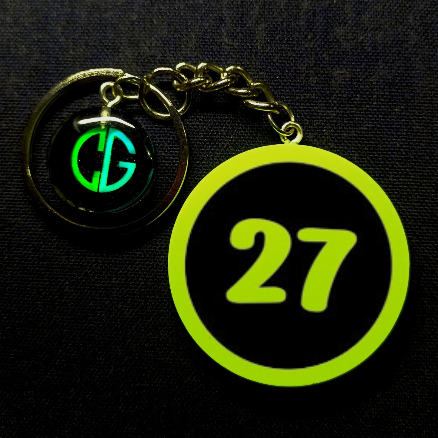 "27" Logo I Glow In Dark I Numbers.1