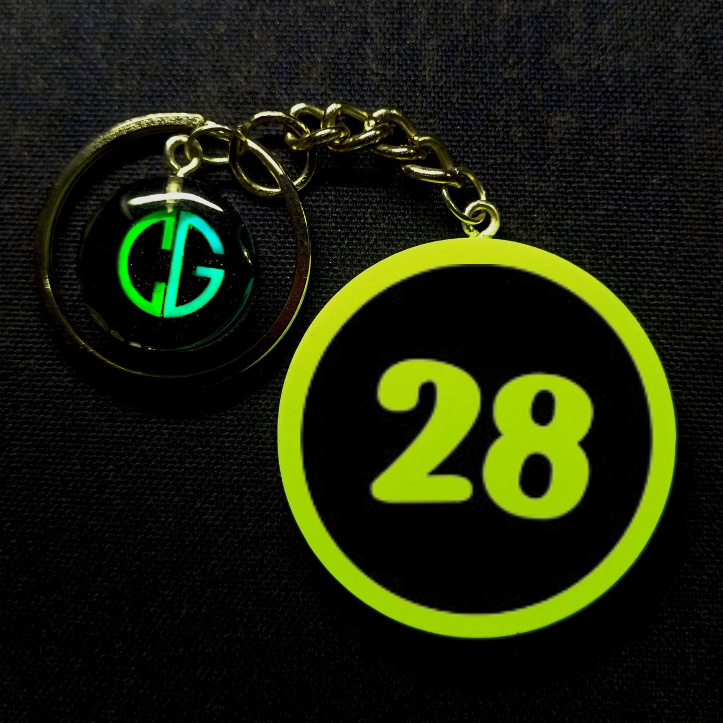 "28" Logo I Glow In Dark I Numbers.1