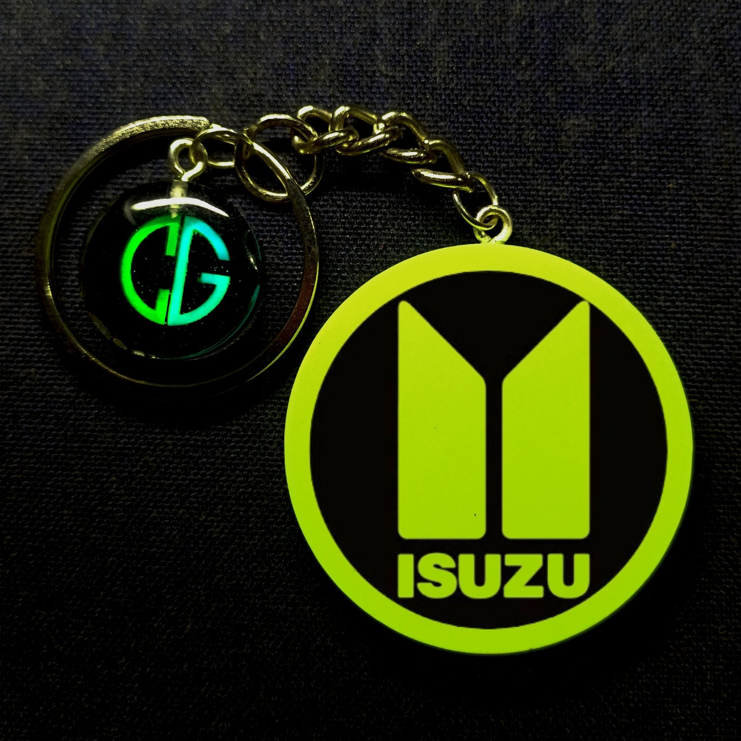 Isuzu I Glow In Dark I Car Logo.1