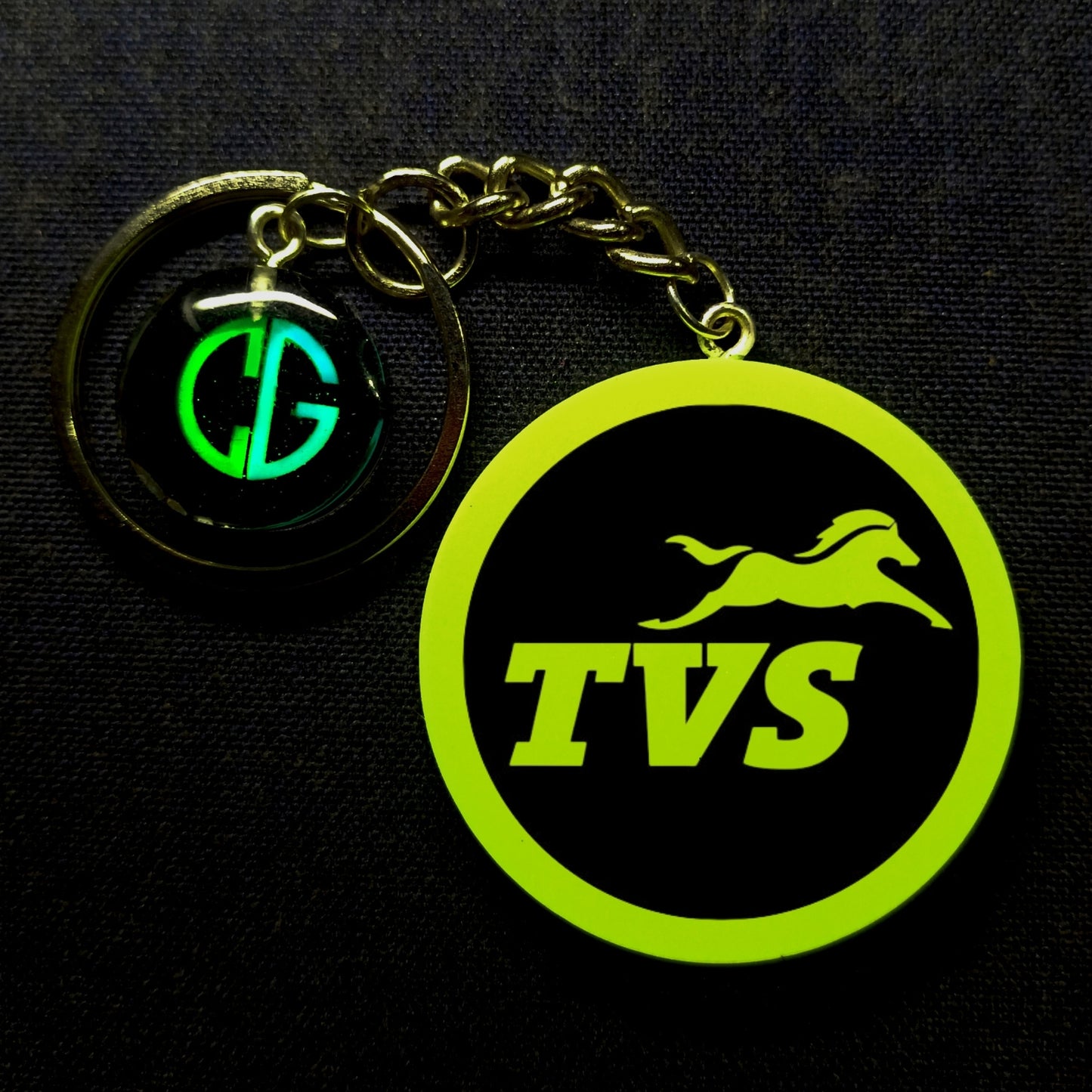 TVS Logo I Glow In Dark I Bike.1