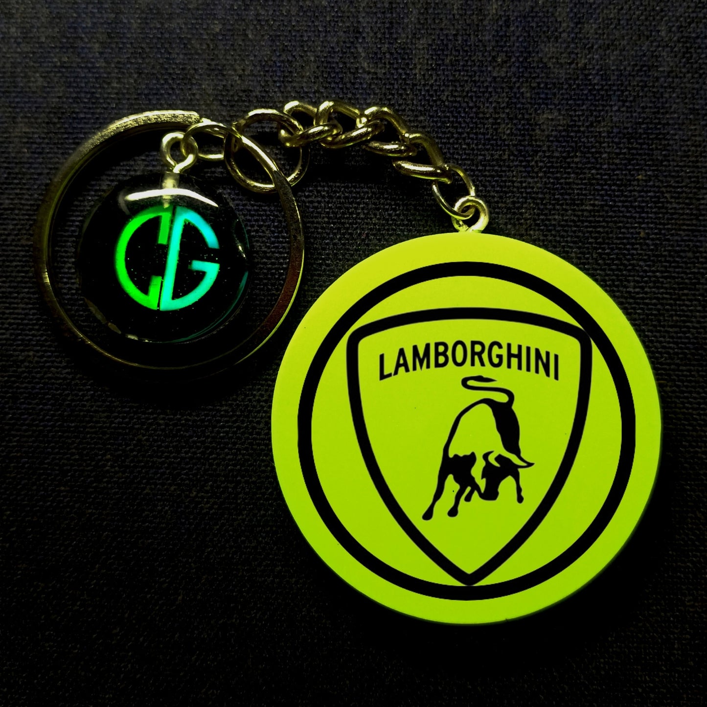 glowing Lamborghini I Glow In Dark I Car Logo.1