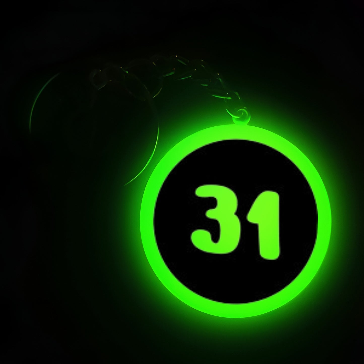 "31" Logo I Glow In Dark I Numbers.1