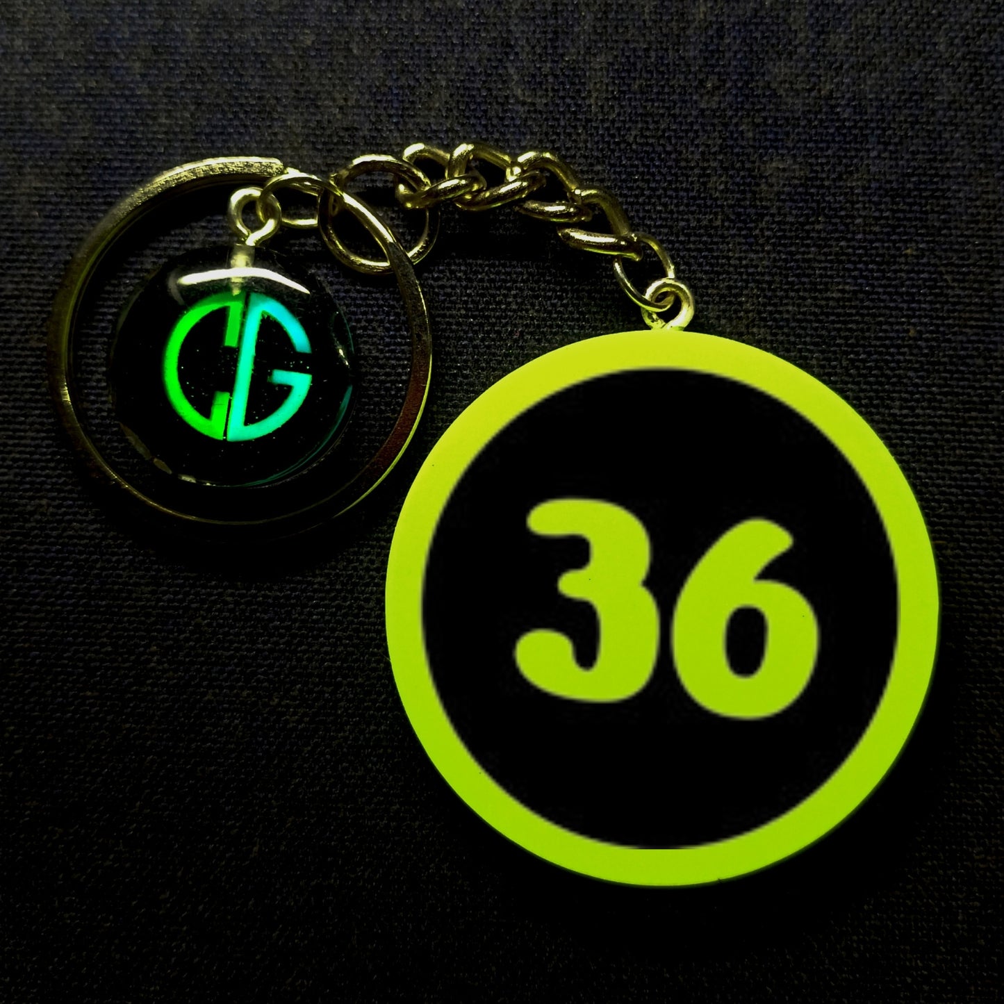 "36" Logo I Glow In Dark I Numbers.2