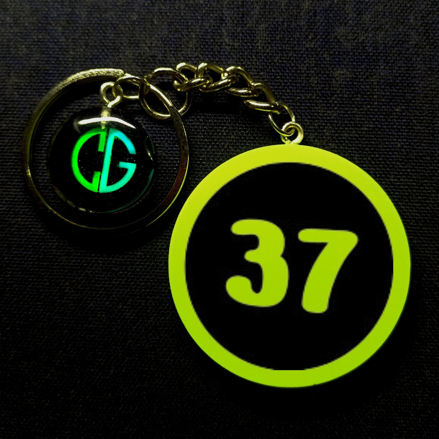 "37" Logo I Glow In Dark I Numbers.2