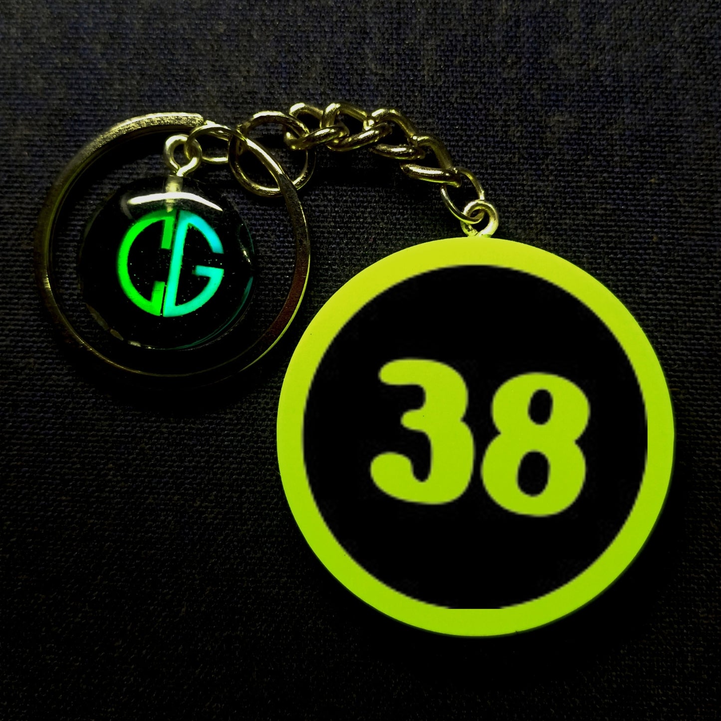 "38" Logo I Glow In Dark I Numbers.2