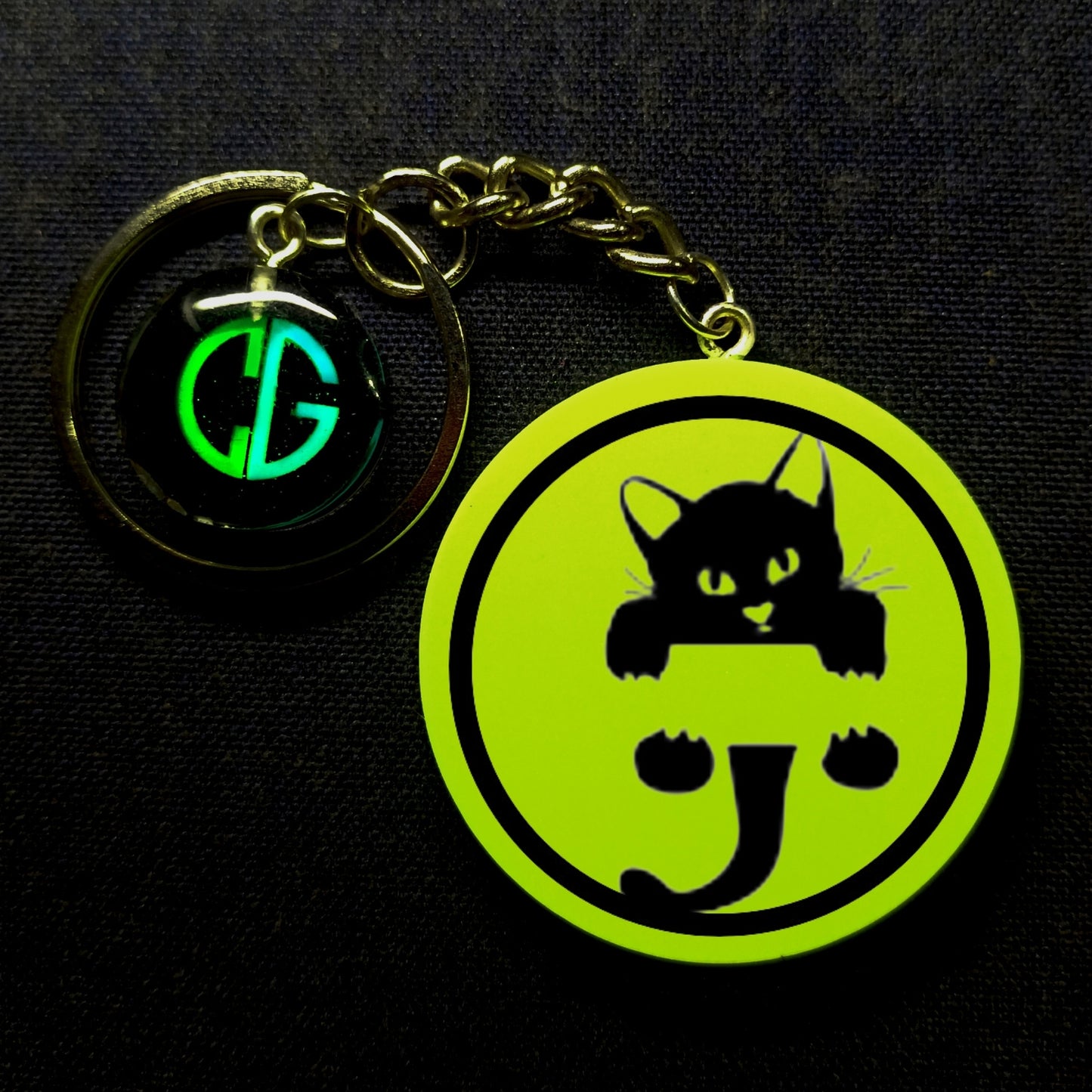 Black Cat I Glow In Dark I Cartoon.2