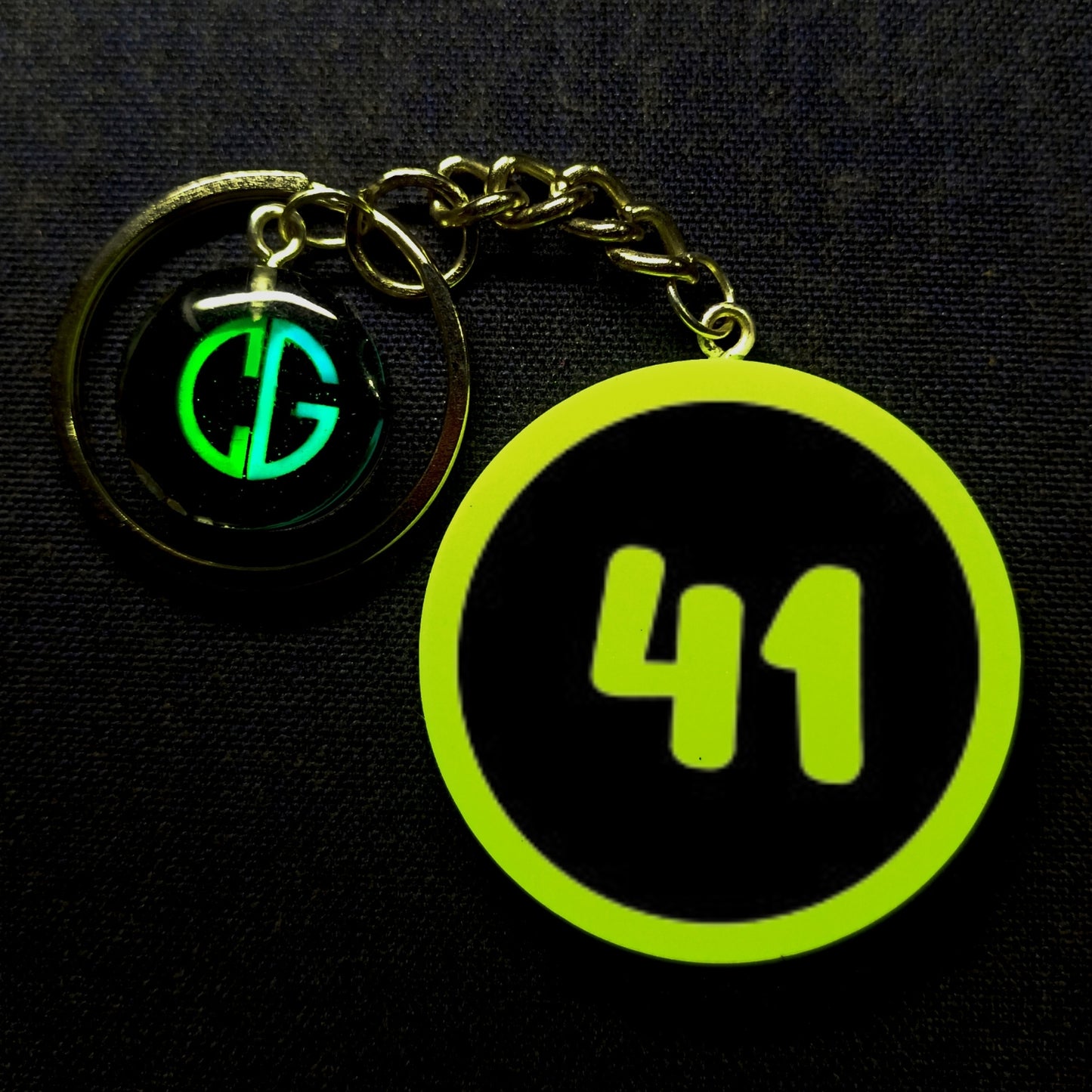 "41" Logo I Glow In Dark I Numbers.2