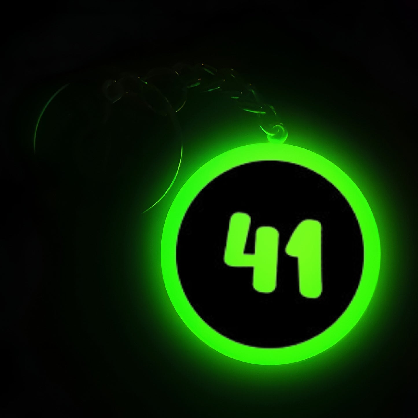 "41" Logo I Glow In Dark I Numbers.2
