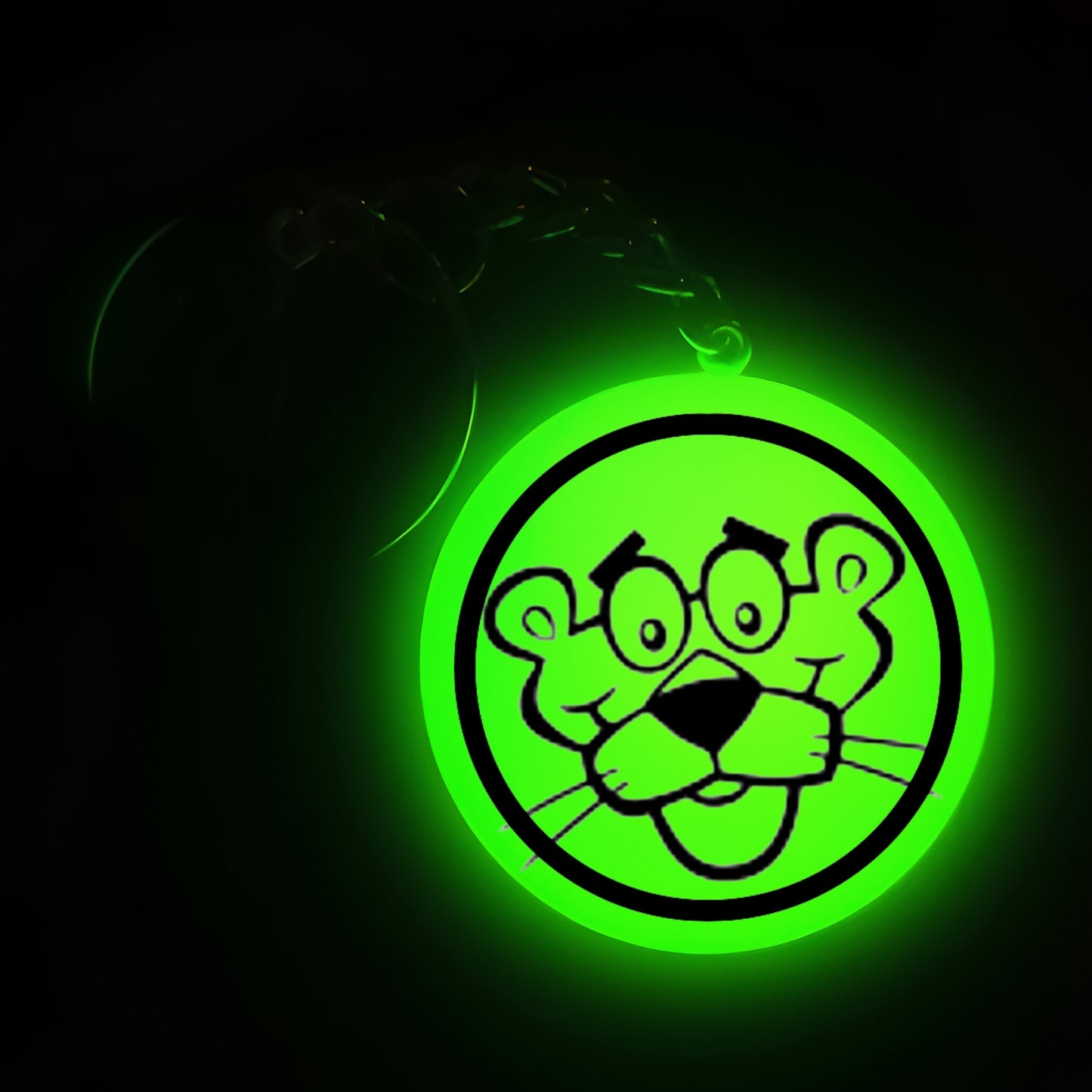 Pink Panther Face I Glow In Dark I Cartoon.2