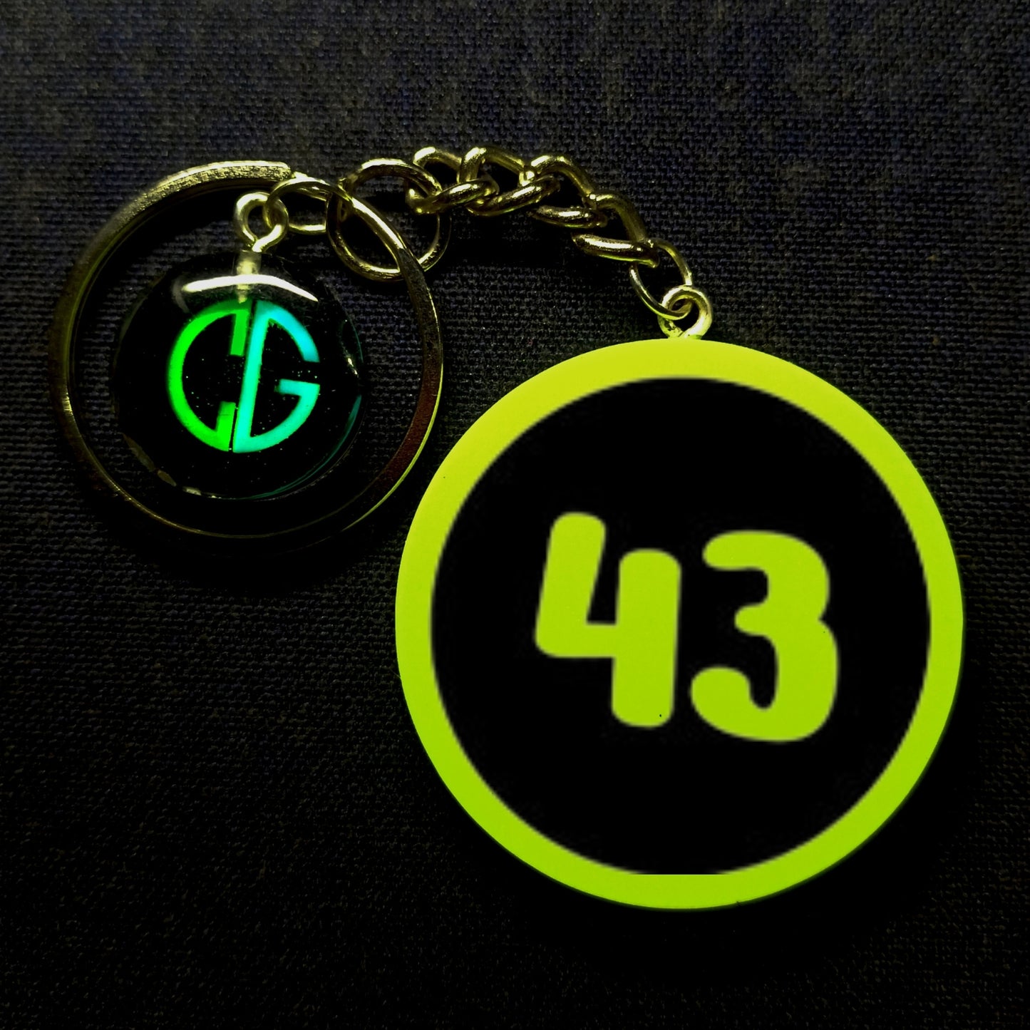 "43" Logo I Glow In Dark I Numbers.2