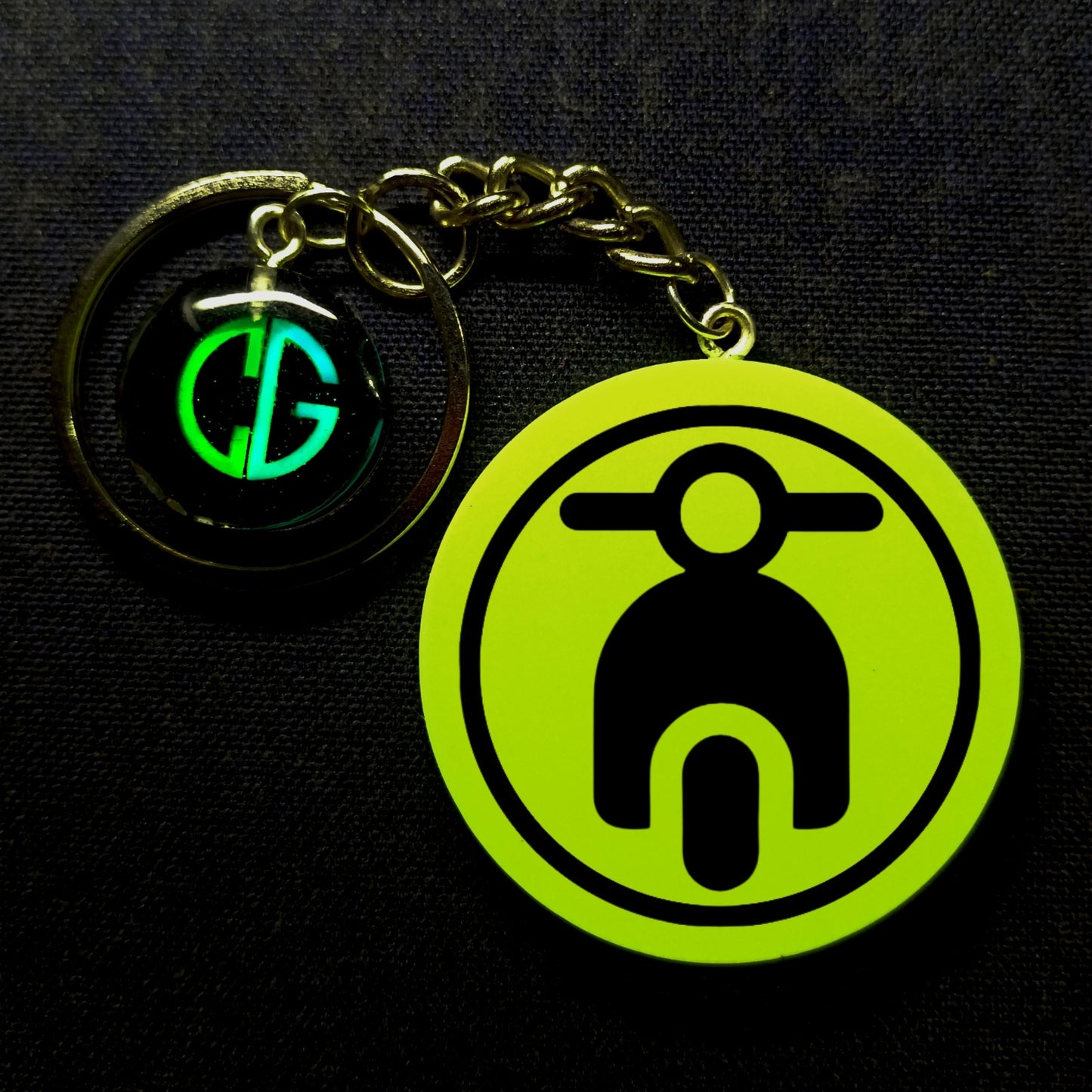 Scooter Front Side Logo I Glow In Dark I Bike.1