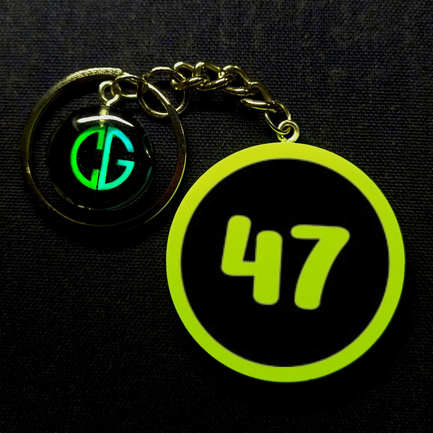"47" Logo I Glow In Dark I Numbers.2