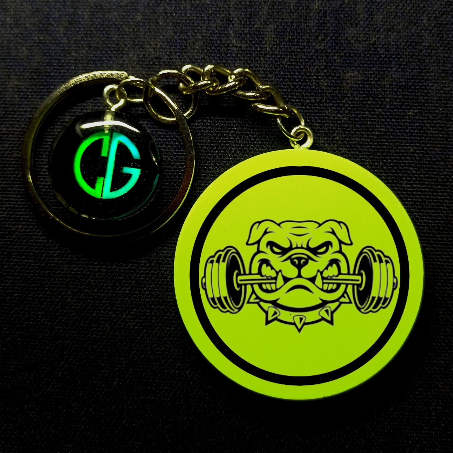 Dog Dumbbell I Glow In Dark I Cartoon.2