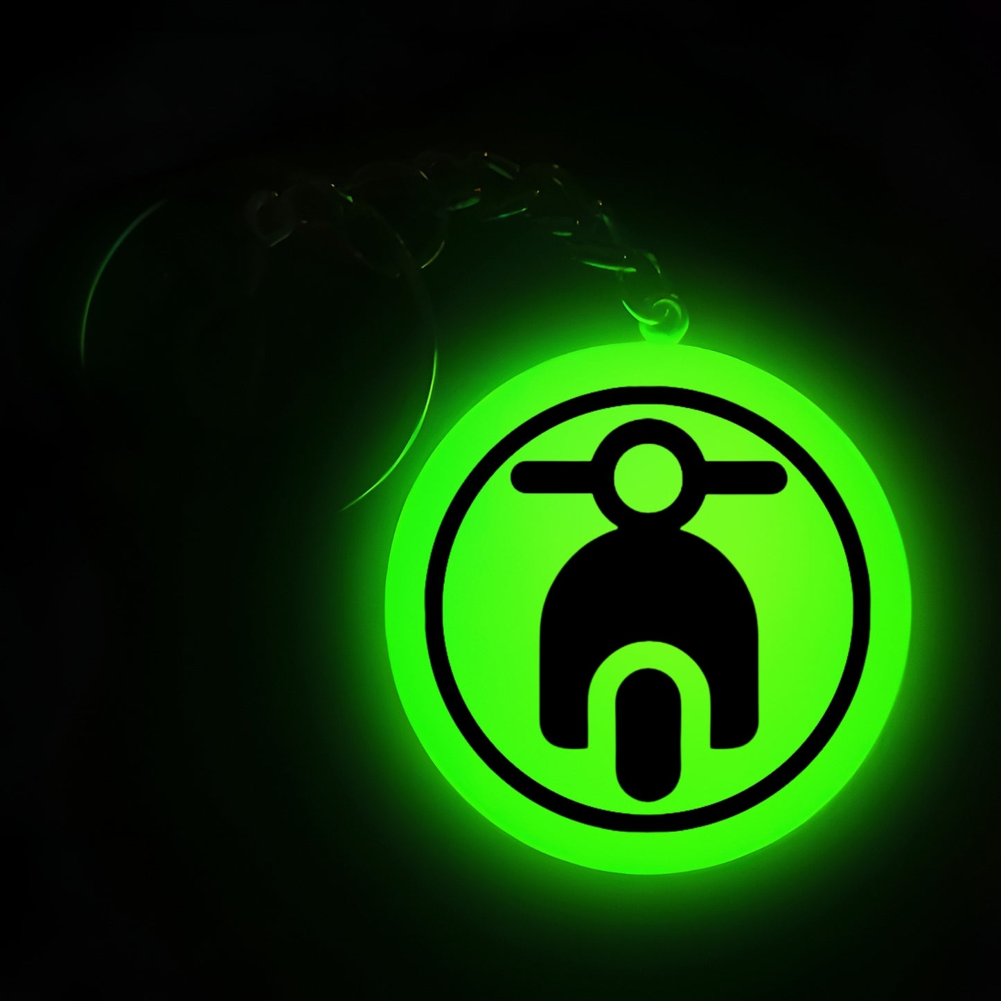 Scooter Front Side Logo I Glow In Dark I Bike.1