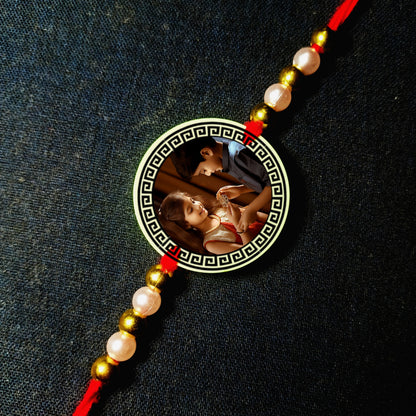 Custom Photo Rakhi [Glow In Dark Rakhi].3