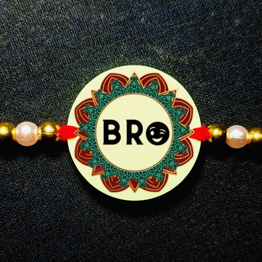 Custom Text Rakhi [Glow In Dark Rakhi].1