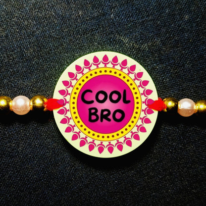 Custom Design Text Rakhi [Glow In Dark Rakhi].1