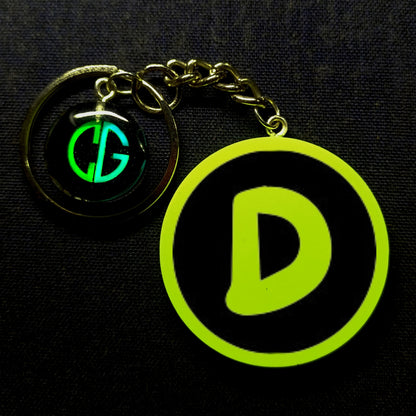 "D" Font I Glow In Dark I Alphabets