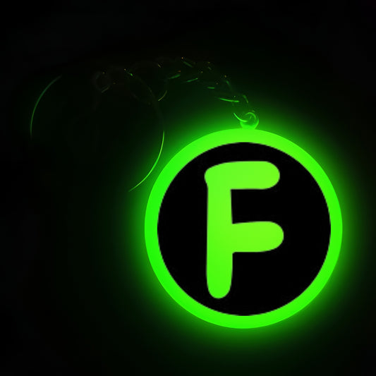 "F" Font I Glow In Dark I Alphabets