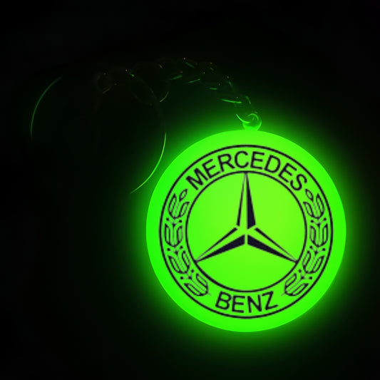 Mercedes I Glow In Dark I Car Logo.1