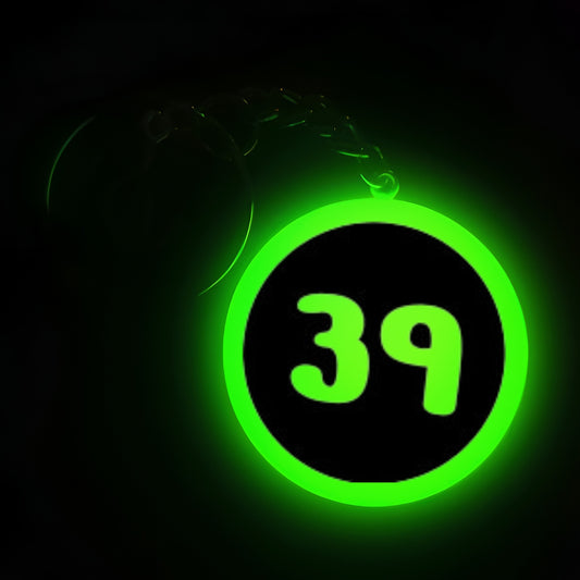 "39" Logo I Glow In Dark I Numbers.2