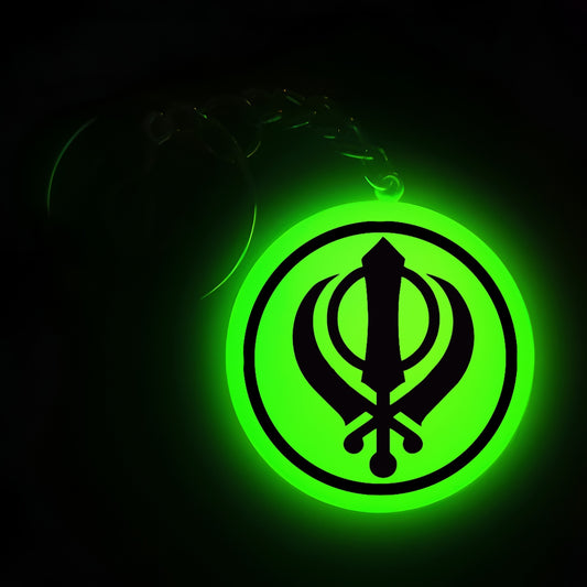 Khanda(sikh) I Glow In Dark I GOD.1