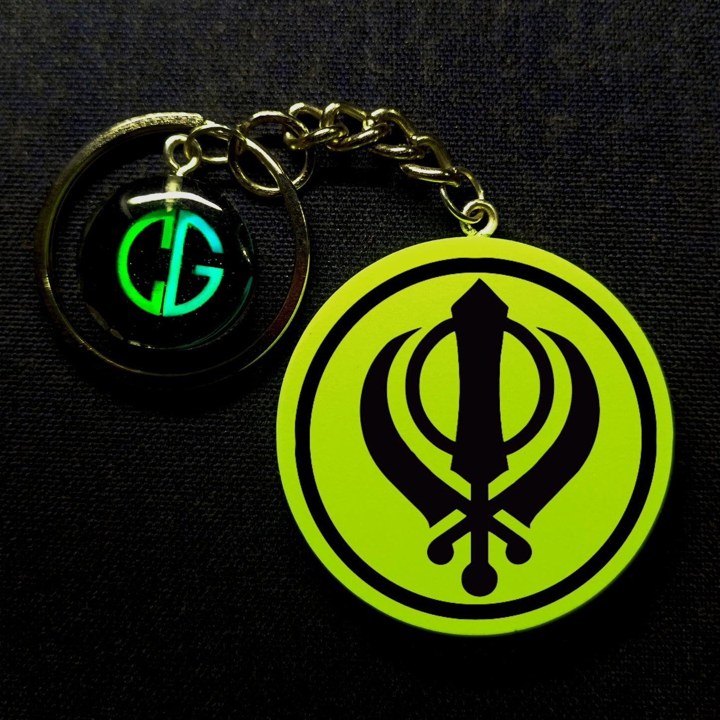 Khanda(sikh) I Glow In Dark I GOD.1