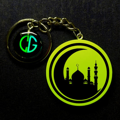 Moon And Mosque I Glow In Dark I GOD.1