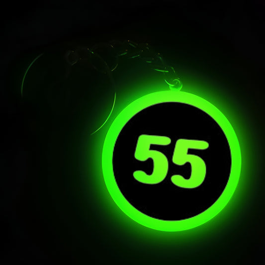 "55" Logo I Glow In Dark I Numbers.2