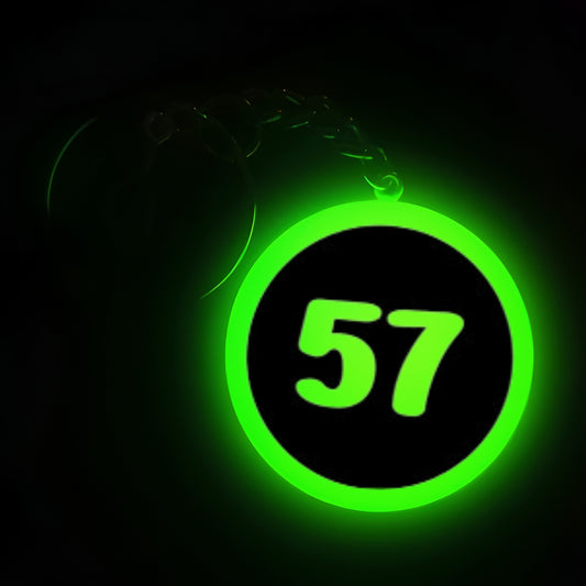 "57" Logo I Glow In Dark I Numbers.2