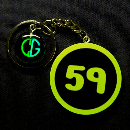 "59" Logo I Glow In Dark I Numbers.2