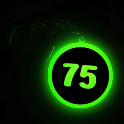 "75" Logo I Glow In Dark I Numbers.3