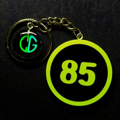 "85" Logo I Glow In Dark I Numbers.3