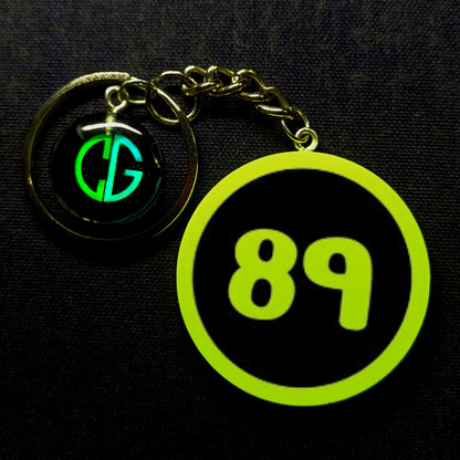 "89" Logo I Glow In Dark I Numbers.3
