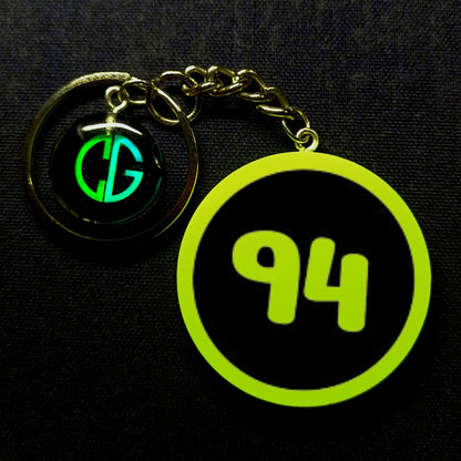"94" Logo I Glow In Dark I Numbers.3