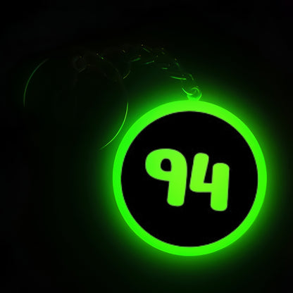"94" Logo I Glow In Dark I Numbers.3