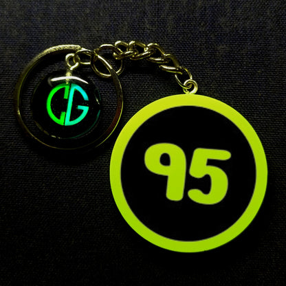 "95" Logo I Glow In Dark I Numbers.3