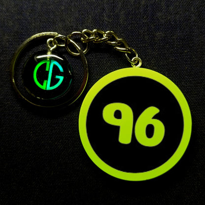 "96" Logo I Glow In Dark I Numbers.3