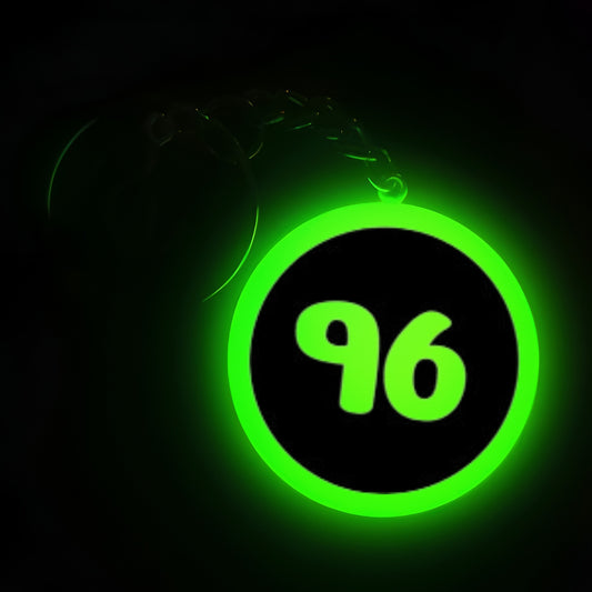 "96" Logo I Glow In Dark I Numbers.3