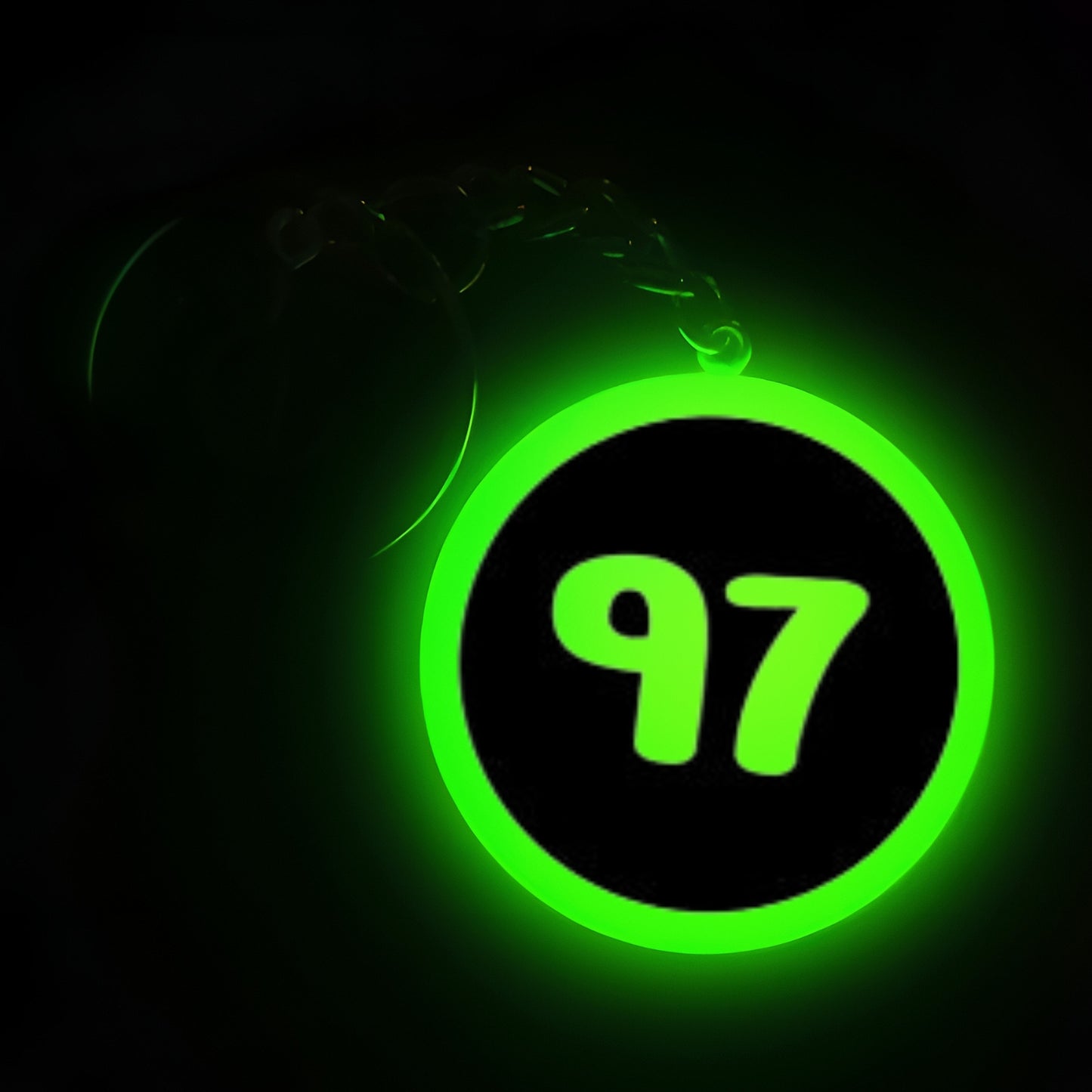 "97" Logo I Glow In Dark I Numbers.3