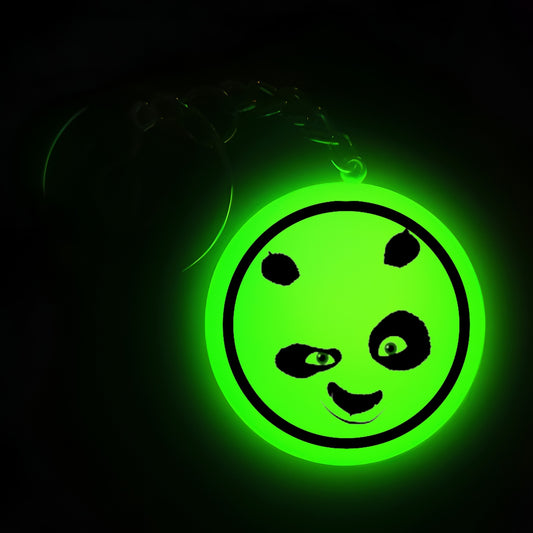 Glowing Panda Face I Glow In Dark I Cartoon.2