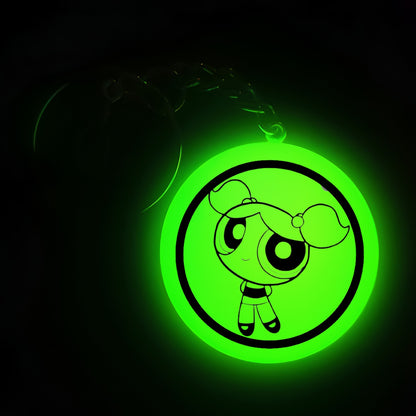 Cute Cartoon Girl I Glow In Dark I Cartoon.2