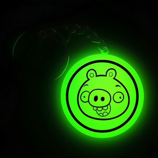 Smiling Pig I Glow In Dark I Cartoon.2