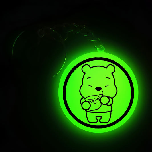 Cartoon Teddy I Glow In Dark I Cartoon.2