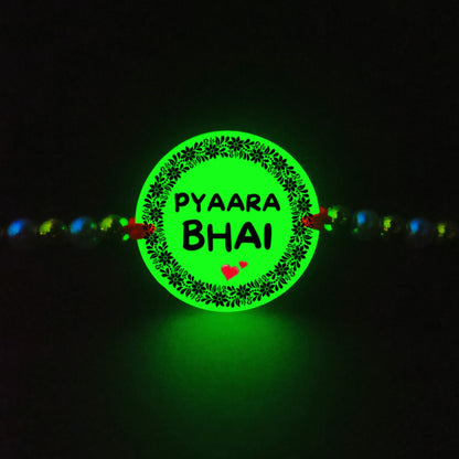 Custom Name Rakhi [Glow In Dark Rakhi].1